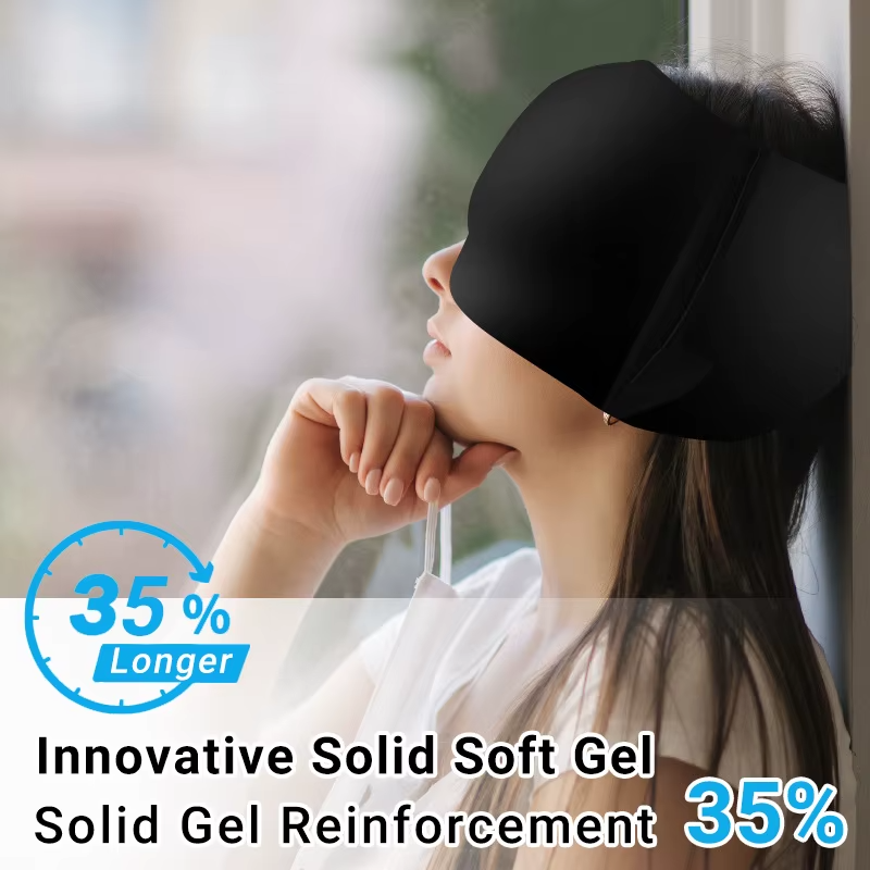 Gorro para aliviar la migraña, gorro para el dolor de cabeza, Gel, terapia fría y caliente