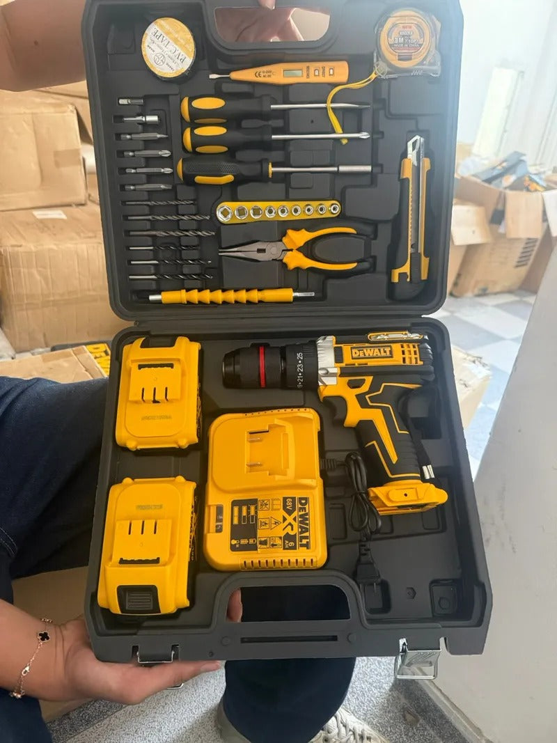 Taladro 68v com acessórios bateria