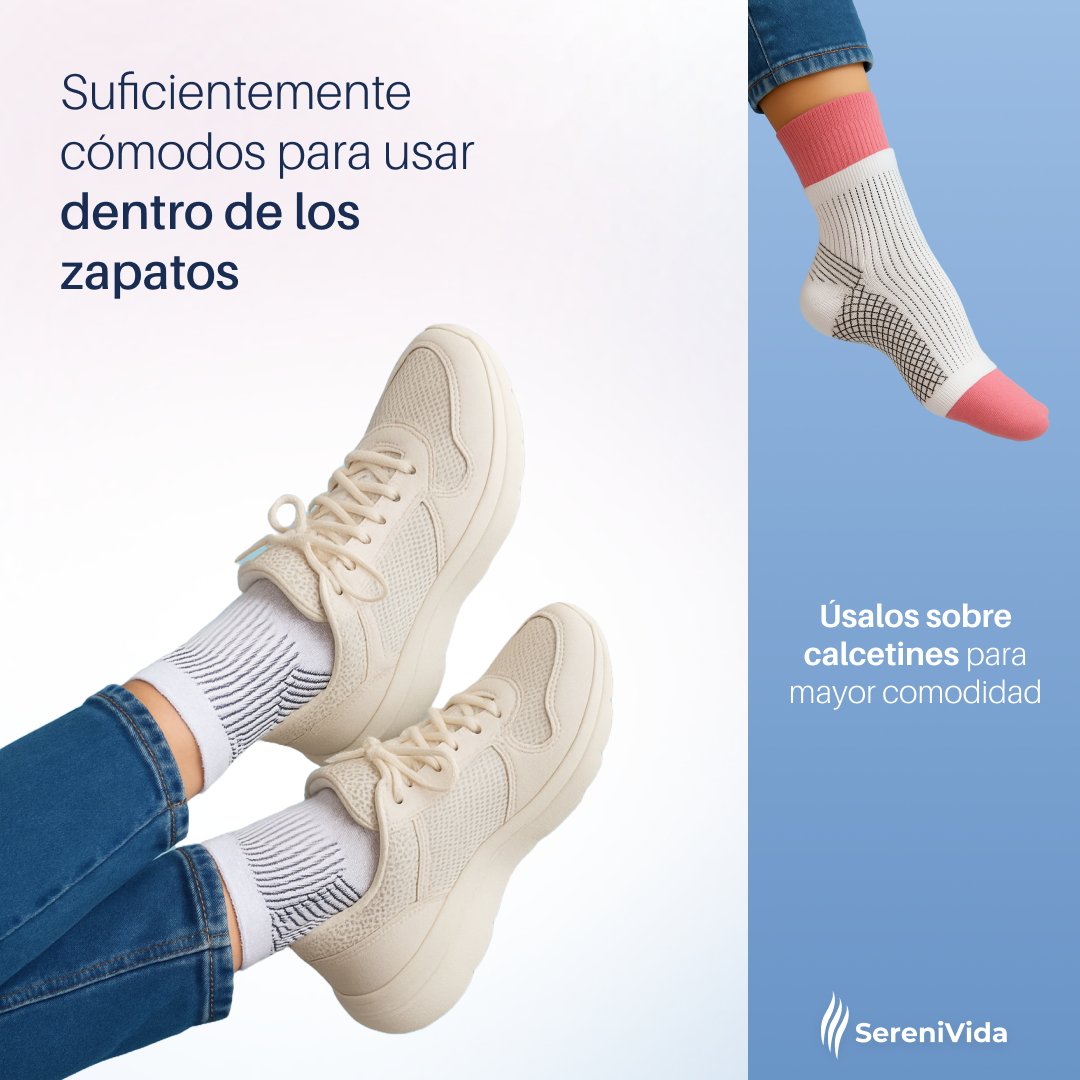 Calcetines De Neuro Compresión Obtén Alivio Instantáneo De Pies Hinchados Y Adoloridos