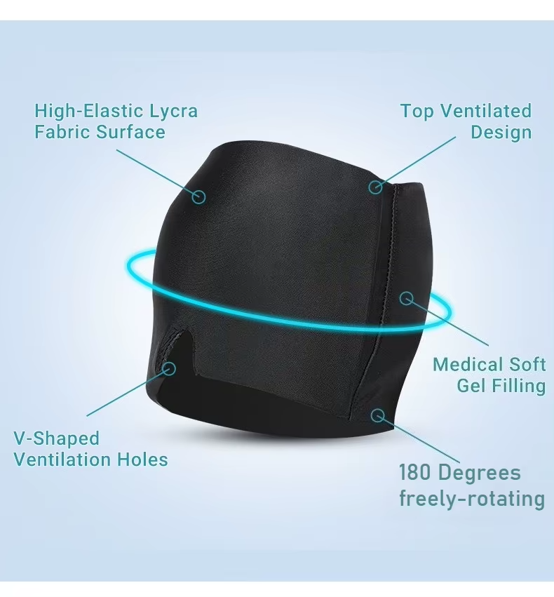 Gorro para aliviar la migraña, gorro para el dolor de cabeza, Gel, terapia fría y caliente