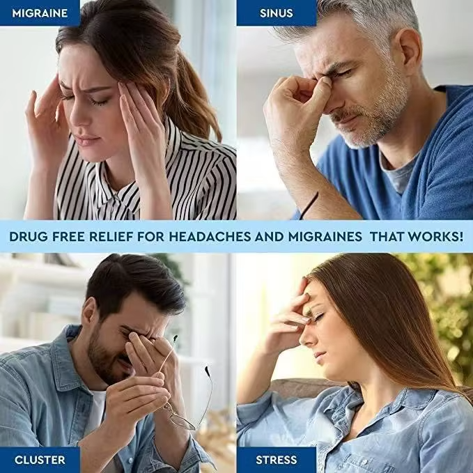 Gorro para aliviar la migraña, gorro para el dolor de cabeza, Gel, terapia fría y caliente
