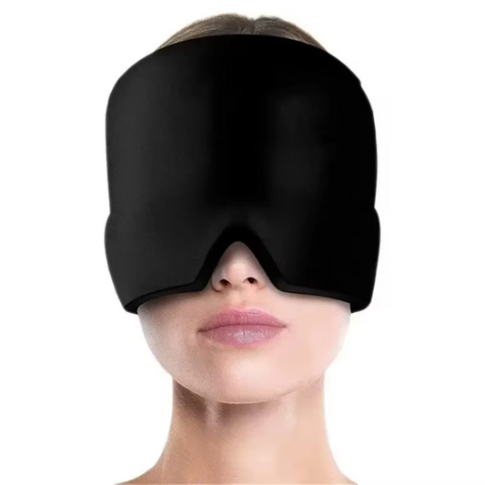 Gorro para aliviar la migraña, gorro para el dolor de cabeza, Gel, terapia fría y caliente
